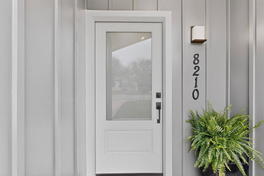 Exterior details and patio area of a home in , White Settlement (Image 25).