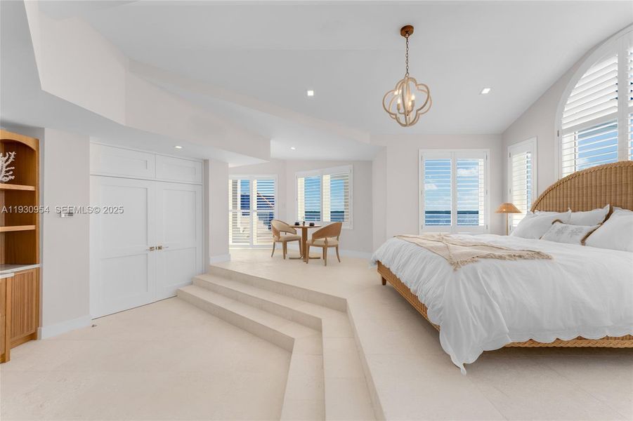 Furnished interior view inside a new home in , Key Largo (Image 51).