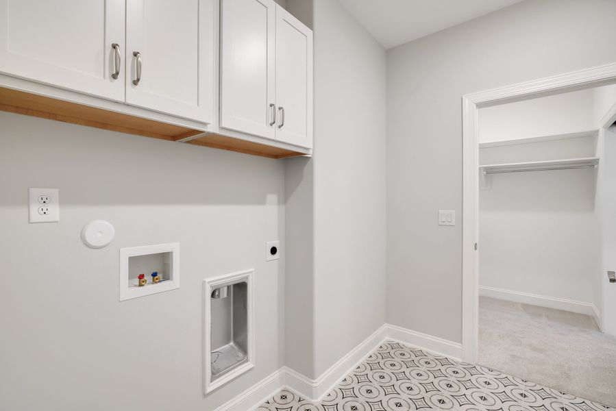 Representative unfurnished interior of a home built from the Pierre's Bay by Kent Homes in Oyster Harbour, Supply (Image 145).