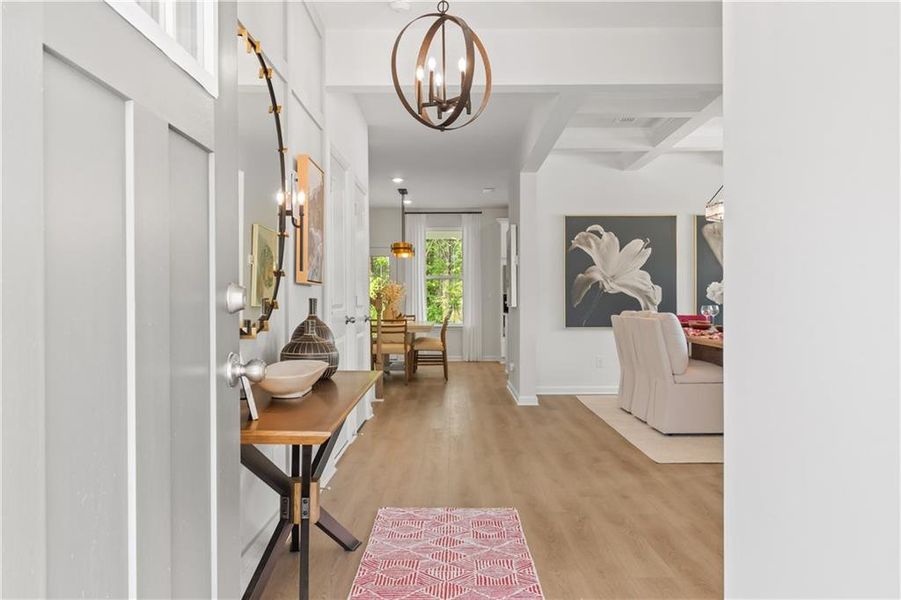 Furnished interior view inside a new home in Hamilton Lakes, Lawrenceville (Image 15).