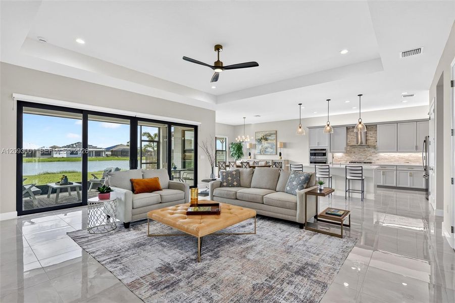 Furnished interior view inside a new home in , Port St. Lucie (Image 11). Furnished interior view inside a new home in , Port St. Lucie (Image 11).