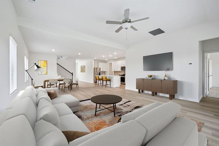 Photo is not of the actual home, but is an inspirational photo of builder’s model home and may depict options, furnishings, and/or decorator features that are not included.