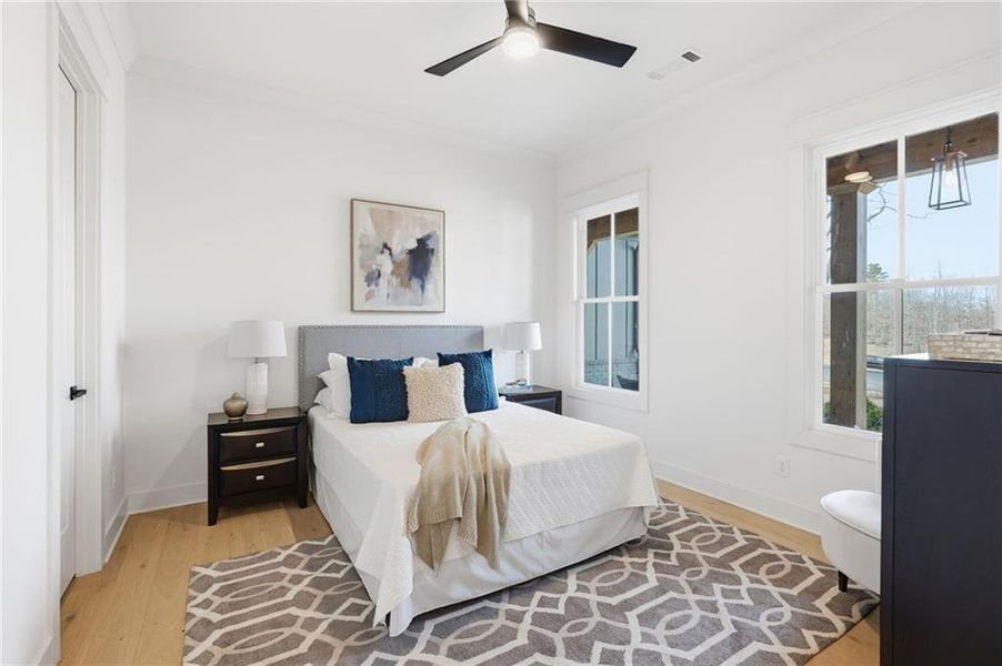 Furnished interior view inside a new home in , Cumming (Image 42).