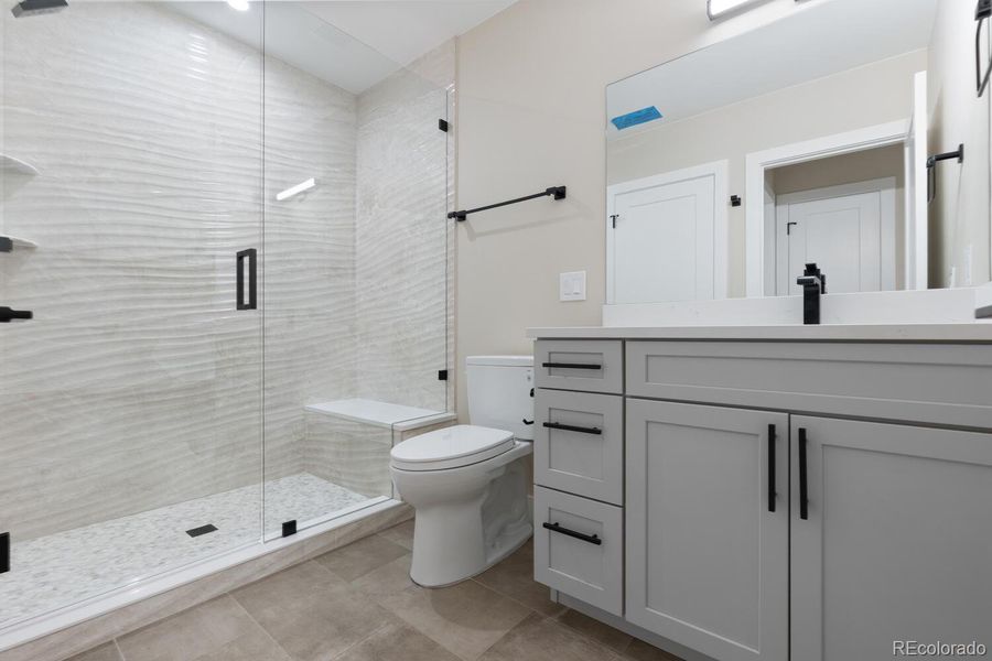 Furnished interior view inside a new home in , Denver (Image 41).