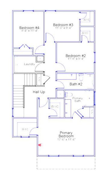 2D floor plan layout of this home in Central Creek, Goose Creek, SC (Image 3). 2D floor plan layout of this home in Central Creek, Goose Creek, SC (Image 3).