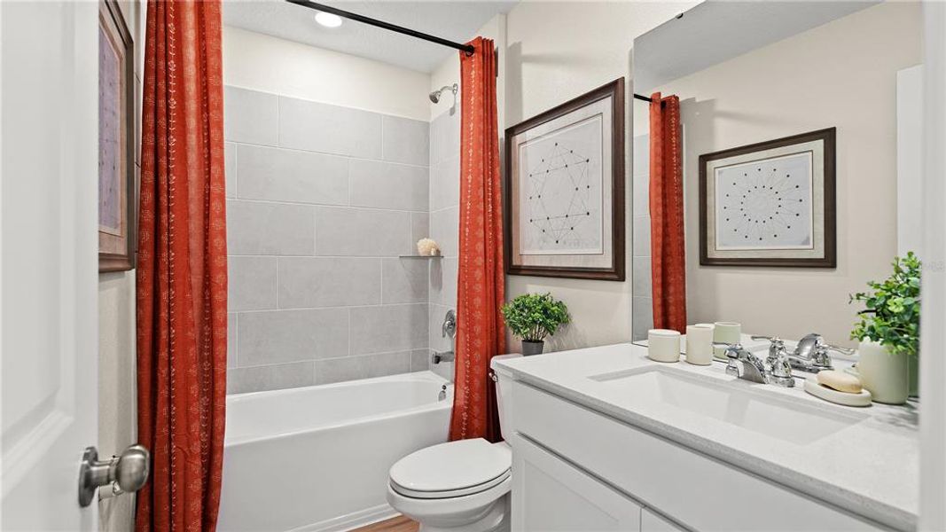 Furnished interior view inside a new home in Wellness Ridge, Clermont (Image 11).