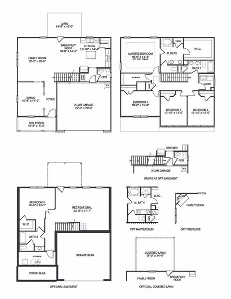 2307 With Basement Floorplan