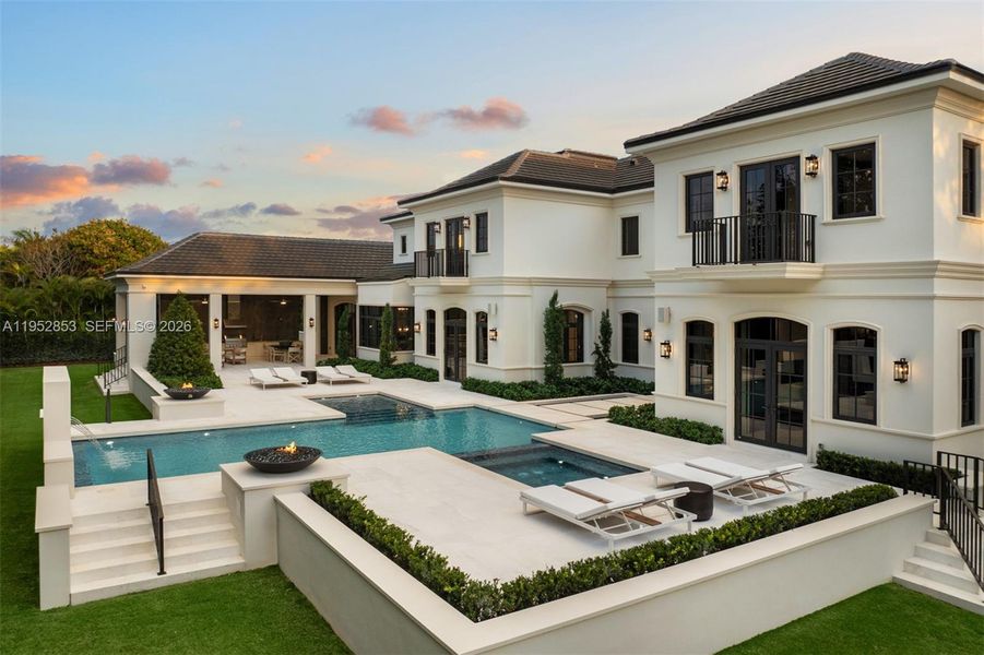 Exterior details and patio area of a home in , Pinecrest (Image 28). Exterior details and patio area of a home in , Pinecrest (Image 28).