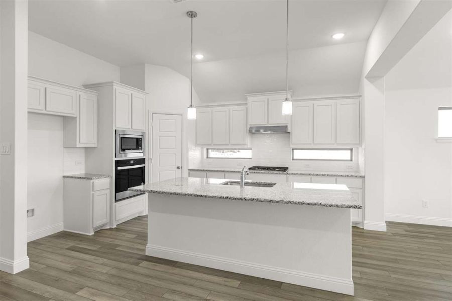 Furnished interior view inside a new home in Keeneland, Aubrey (Image 4).