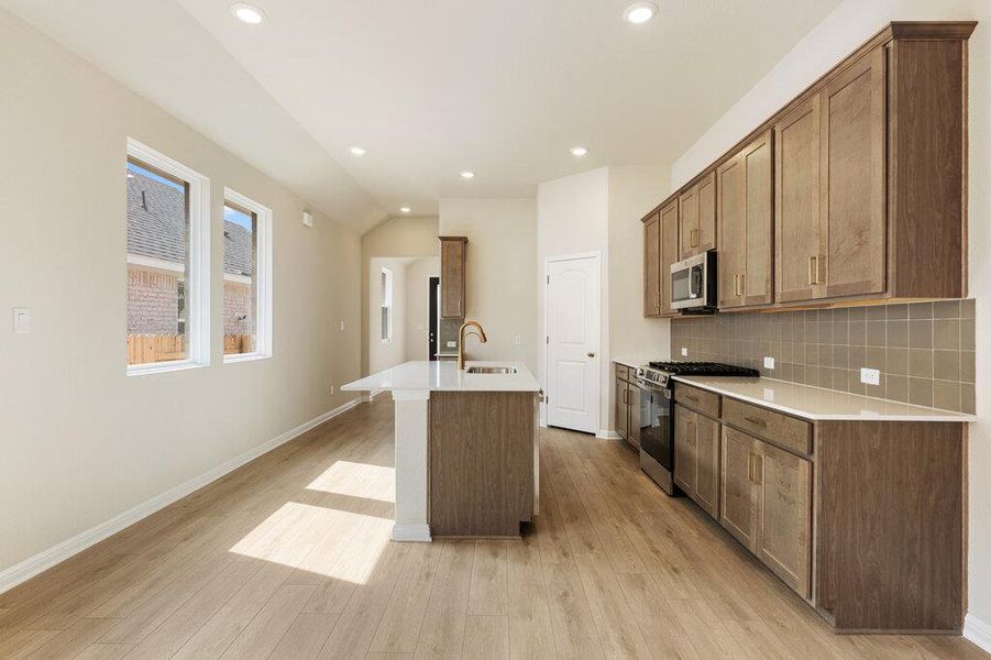 Furnished interior view inside a new home in La Cima, San Marcos (Image 11).