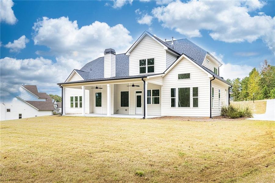 Exterior details and patio area of a home in Platinum Ridge, Sharpsburg (Image 3).