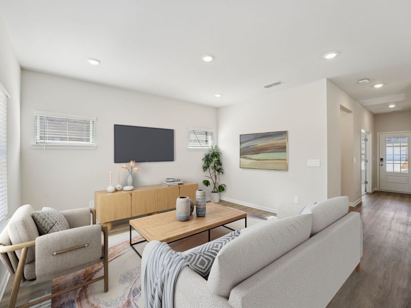Furnished interior view inside a new home in Ivey Township, Dallas (Image 3).