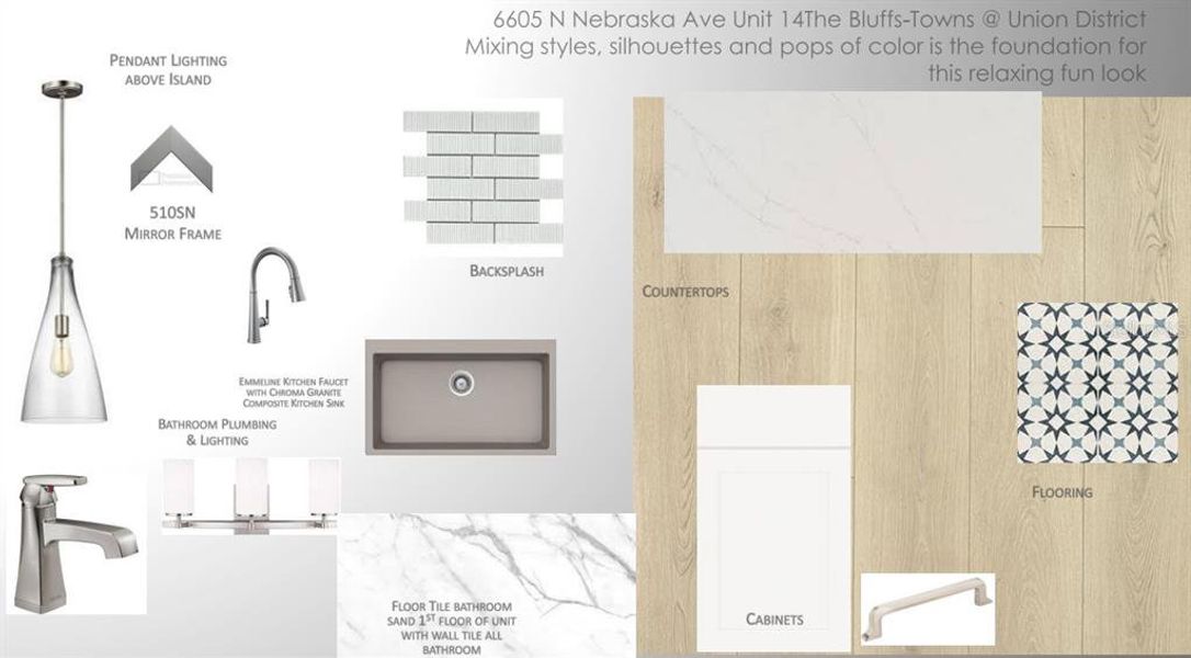 Sample of building materials used in homes in Apex at Seminole Heights, Tampa (Image 8). Sample of building materials used in homes in Apex at Seminole Heights, Tampa (Image 8).