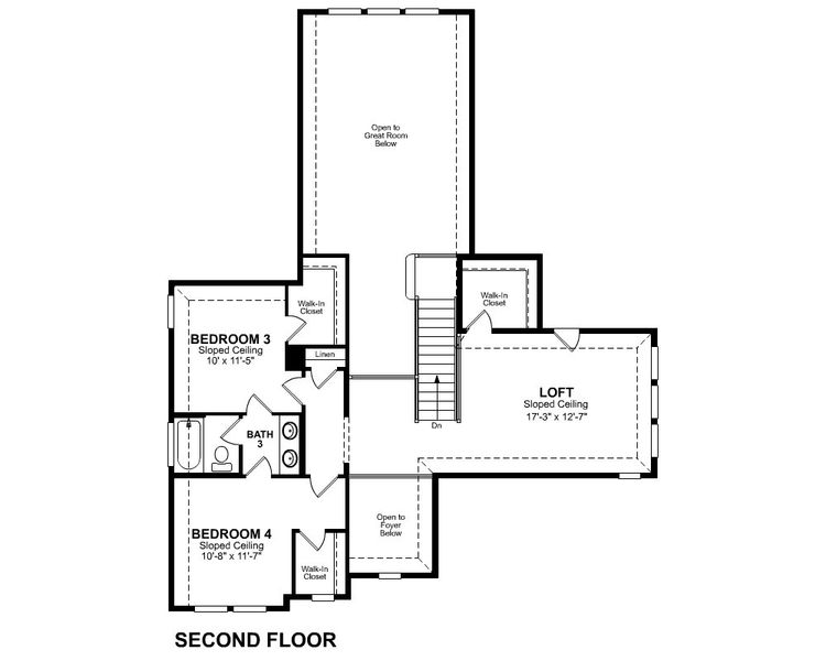 2D floor plan layout of this home in Ellwood, Iowa Colony, TX (Image 4).