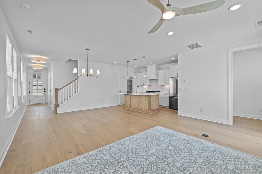 Representative unfurnished interior of a home built from the The Juniper by RobuckHomes in Kennebec Crossing, Angier (Image 75).