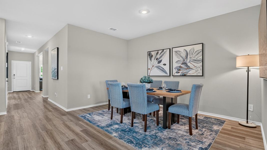 Furnished interior view inside a new home in Townes Landing, Fort Worth (Image 12). Furnished interior view inside a new home in Townes Landing, Fort Worth (Image 12).