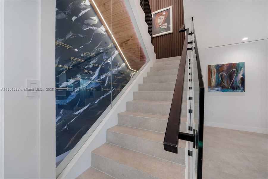 Furnished interior view inside a new home in , Fort Lauderdale (Image 15).