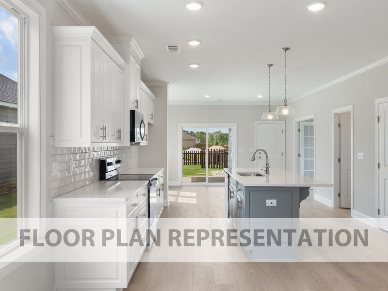 Representative furnished interior of a home built from the Wren by Ivey Homes in Tillery Park, Grovetown (Image 8).