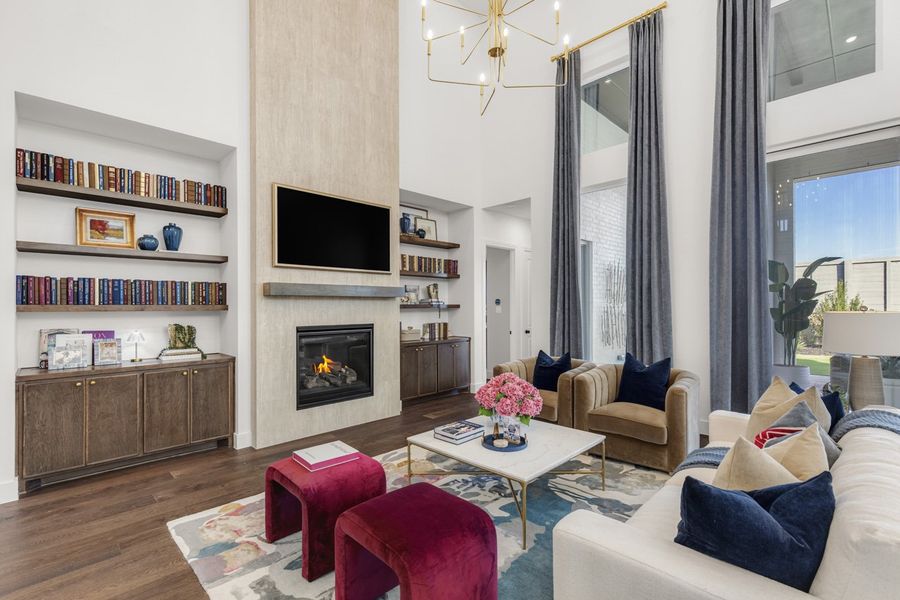 Representative Family Room - some options shown Representative Family Room - some options shown
