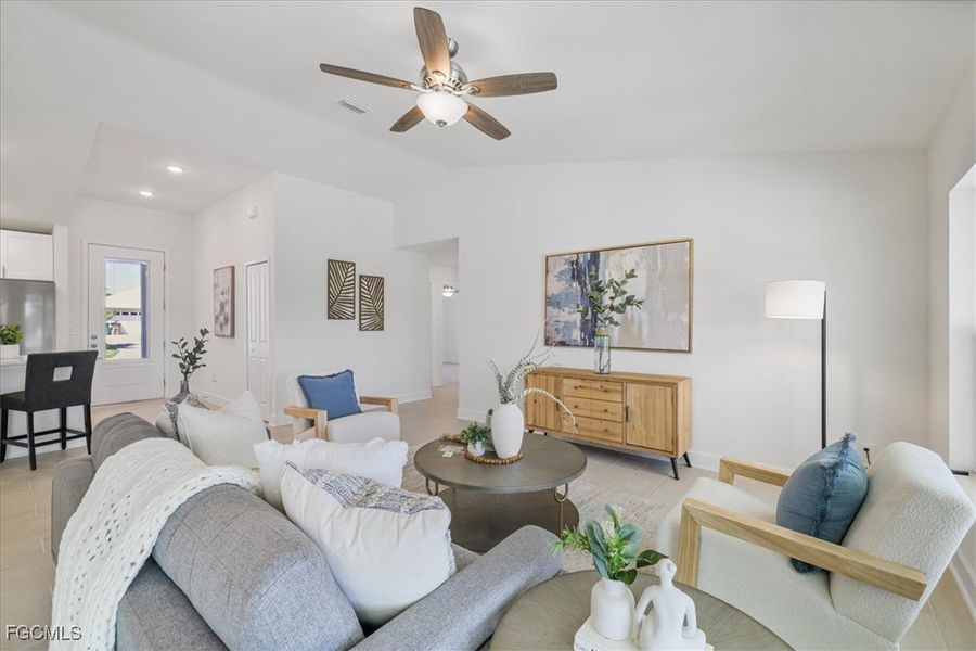 Furnished interior view inside a new home in Cape Coral, Cape Coral (Image 16).