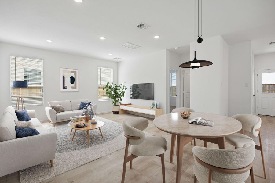 Furnished interior view inside a new home in Stokesbury, Waller (Image 8).