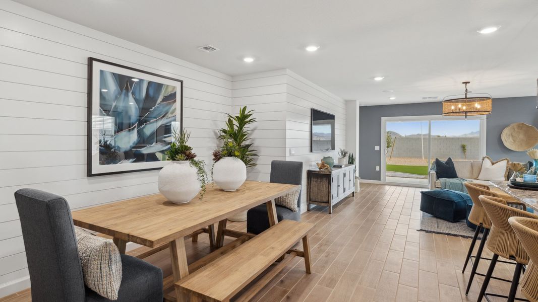 Furnished interior view inside a new home in Remington, Buckeye (Image 15).