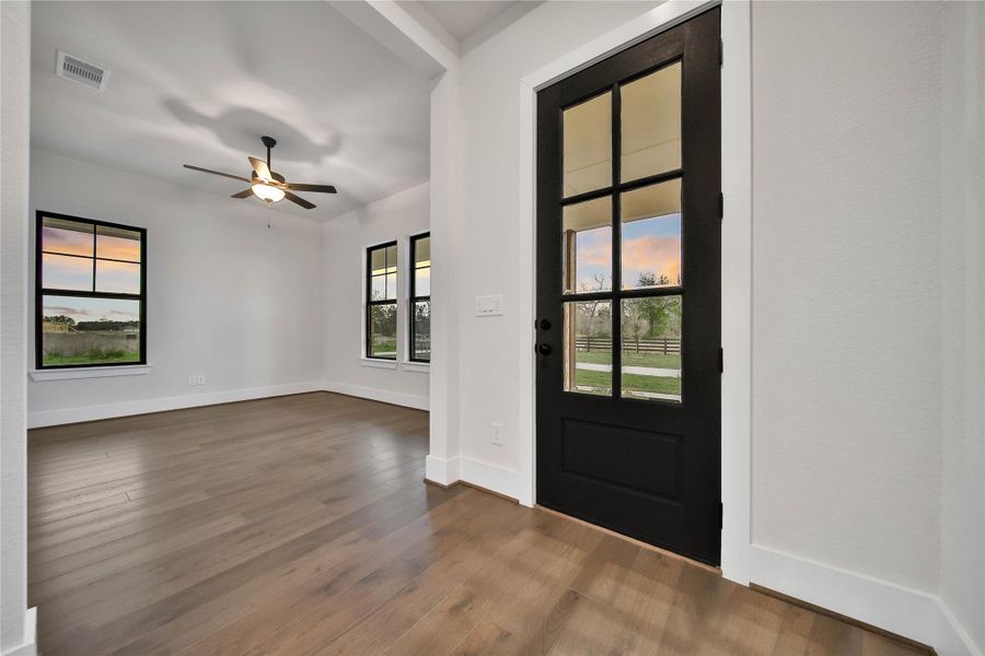 Spacious, unfurnished interior of a new home in High Meadow Estates, New Waverly (Image 20).