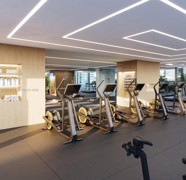 Community amenities in Five Park, Miami Beach (Image 16). Community amenities in Five Park, Miami Beach (Image 16).