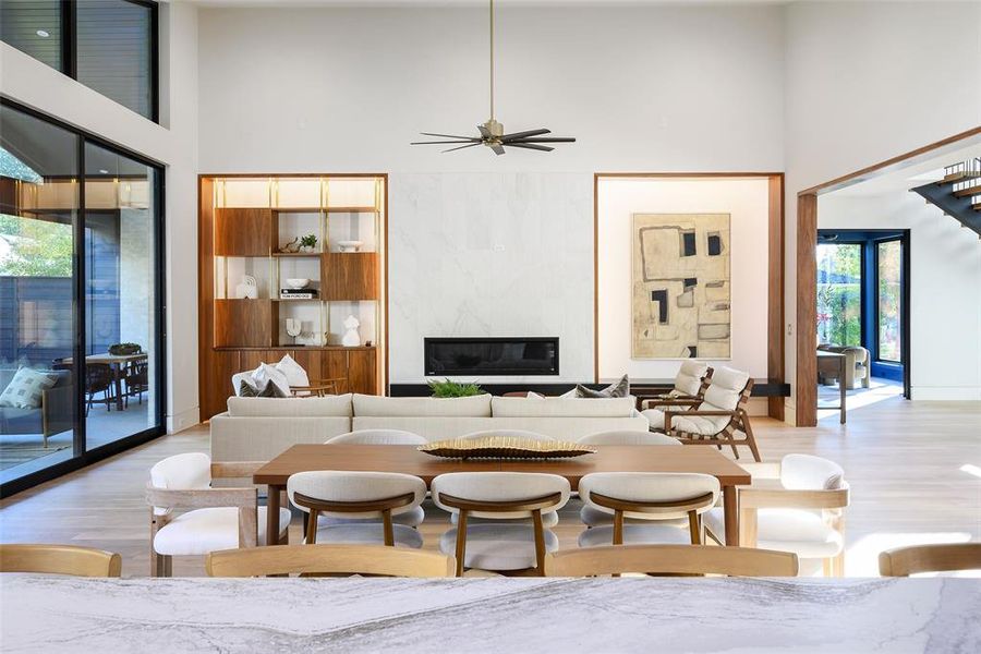 Furnished interior view inside a new home in , Dallas (Image 16).