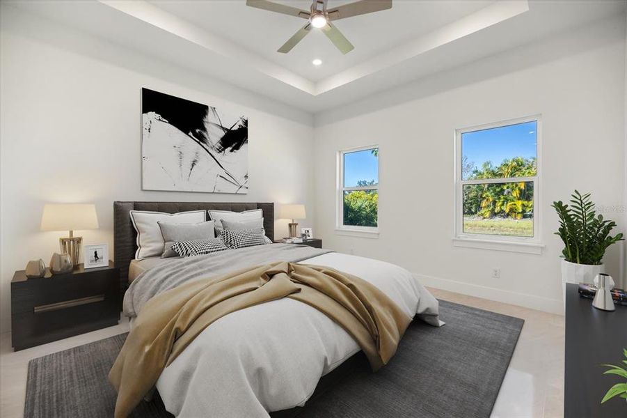 Furnished interior view inside a new home in , Rotonda West (Image 12).