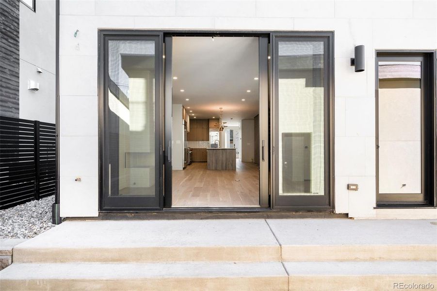 Exterior details and patio area of a home in , Denver (Image 4).