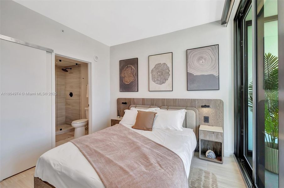 Furnished interior view inside a new home in , Miami Beach (Image 22).