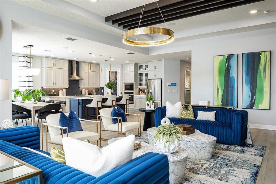 Furnished interior view inside a new home in Emerson Pointe, Apopka (Image 26). Furnished interior view inside a new home in Emerson Pointe, Apopka (Image 26).