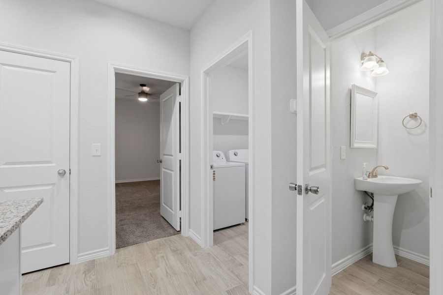 Furnished interior view inside a new home in Arrowhead Lakes, Willis (Image 11).