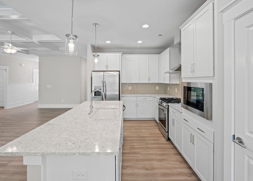 Representative furnished interior of a home built from the Birchwood by Bill Clark Homes in Osprey Landing, Southport (Image 6).