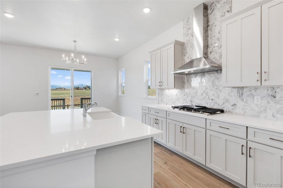 Furnished interior view inside a new home in Highlands Preserve, Mead (Image 7).