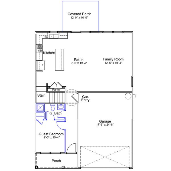 2D floor plan layout of this home in Jordan Grove, Conway, SC (Image 2). 2D floor plan layout of this home in Jordan Grove, Conway, SC (Image 2).