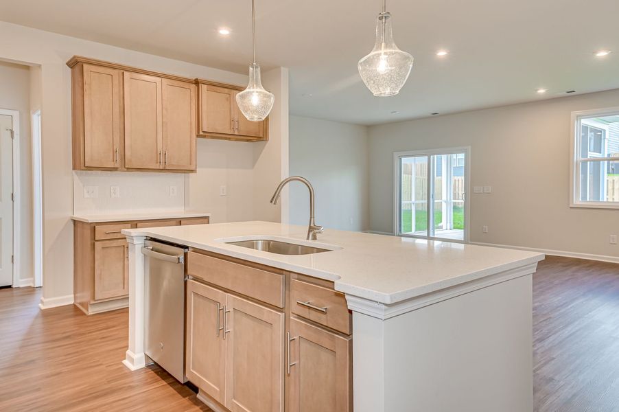 Furnished interior view inside a new home in The Beacon at Old Peachtree Single Family Homes, Lawrenceville (Image 15).