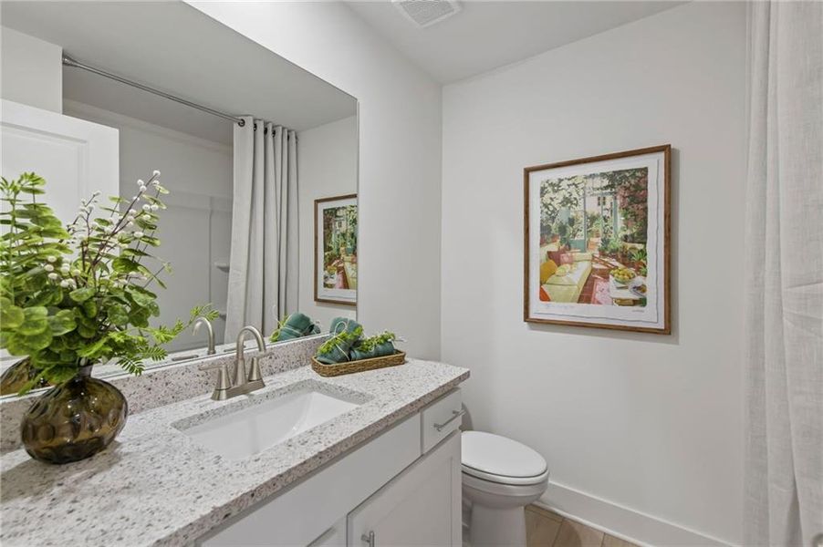 Furnished interior view inside a new home in Tribute, Hoschton (Image 17).