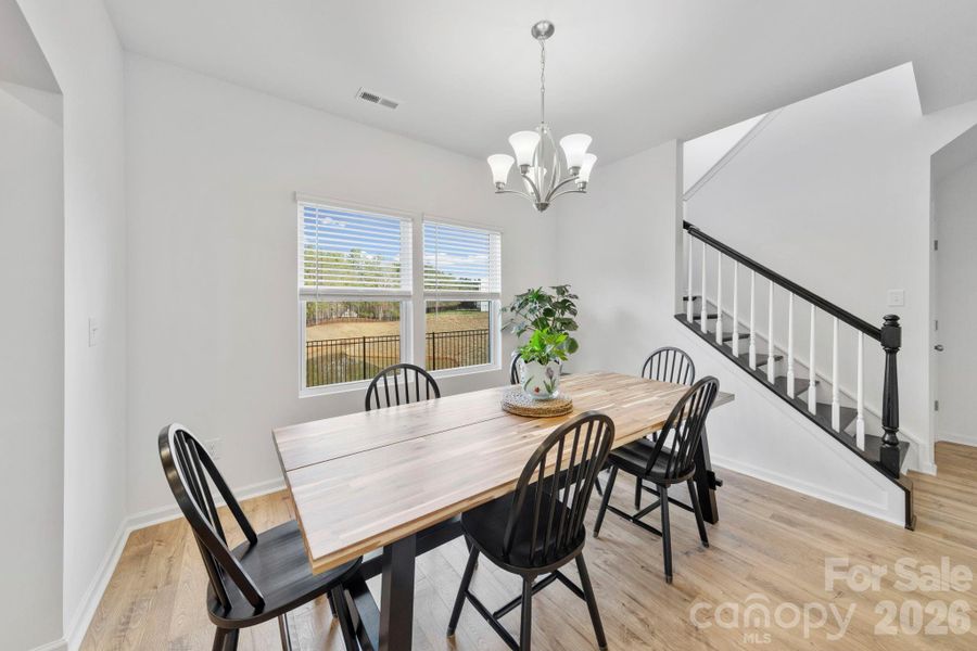 Dining Room and Staircase
