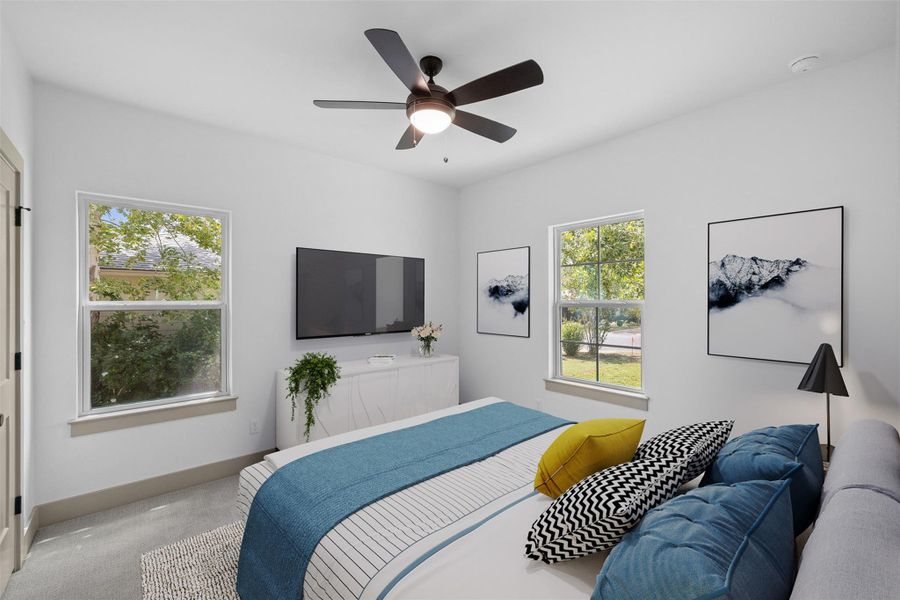 2nd bedroom virtually staged 2nd bedroom virtually staged