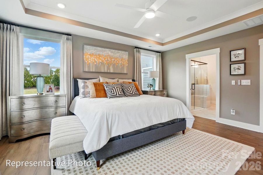 Furnished interior view inside a new home in Heritage - 55+ Community, Indian Trail (Image 10).