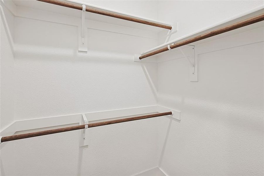 View of spacious closet