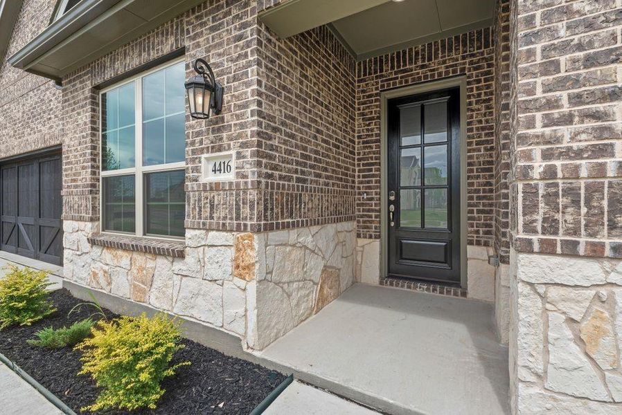 Exterior details and patio area of a home in Sutton Fields, Celina (Image 22). Exterior details and patio area of a home in Sutton Fields, Celina (Image 22).