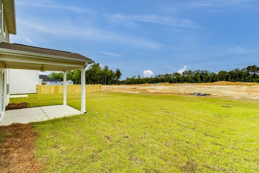 Exterior details and patio area of a home in Killians Crossing, Blythewood (Image 3).