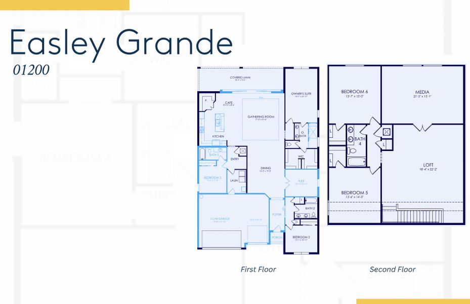 2D floor plan layout of this home in Reagan Landing, Bradenton, FL (Image 4).