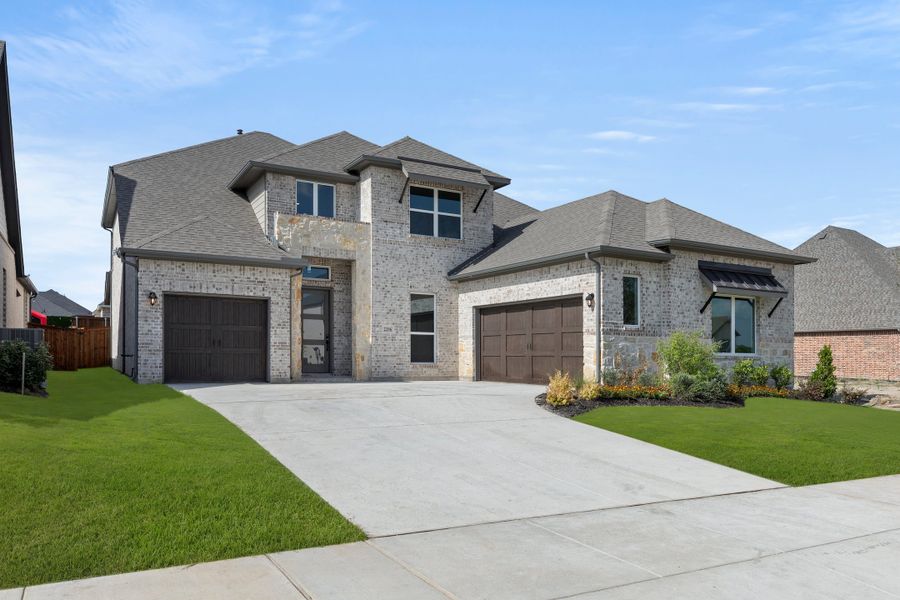 Representative exterior photo of a completed home built from the Edward- 70 ft Home Site by Rockwell Homes in Nelson Lake Estates, Rockwall, TX (Image 2).