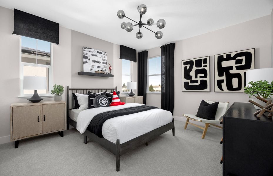 Furnished interior view inside a new home in Cordovan, Longmont (Image 7).