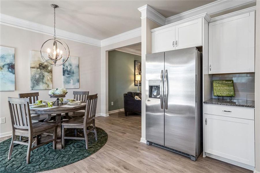 Furnished interior view inside a new home in Johnson Crossing, Cartersville (Image 13).