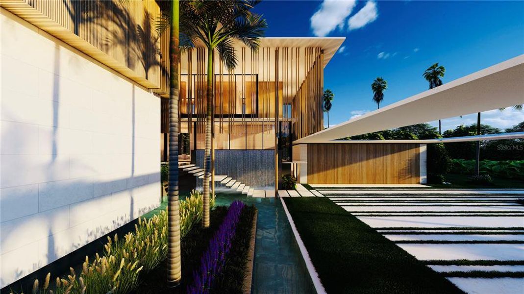 Exterior details and patio area of a home in , Sarasota (Image 14).